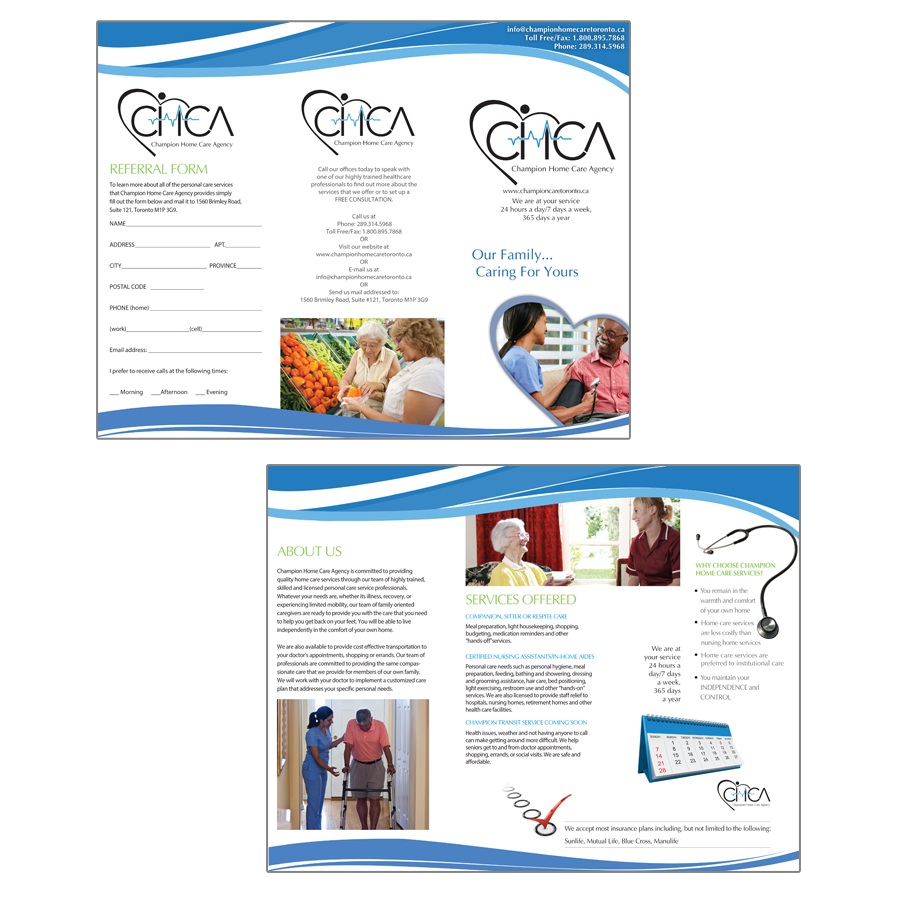 ChampionHomeCareBrochureFrontBack Archives Managhan Design Solutions